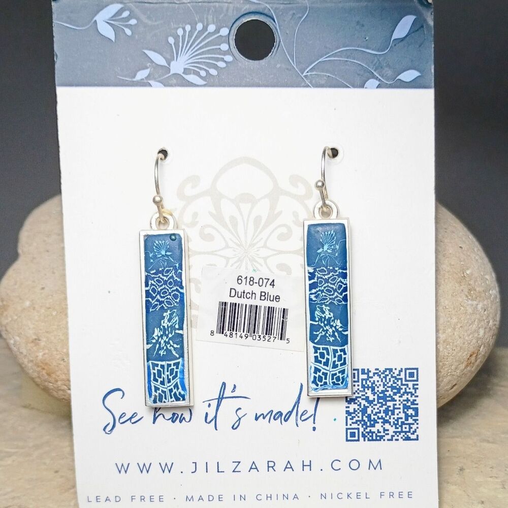 Jilzarah Handmade Clay Earrings Reversible 2 Pairs NEW